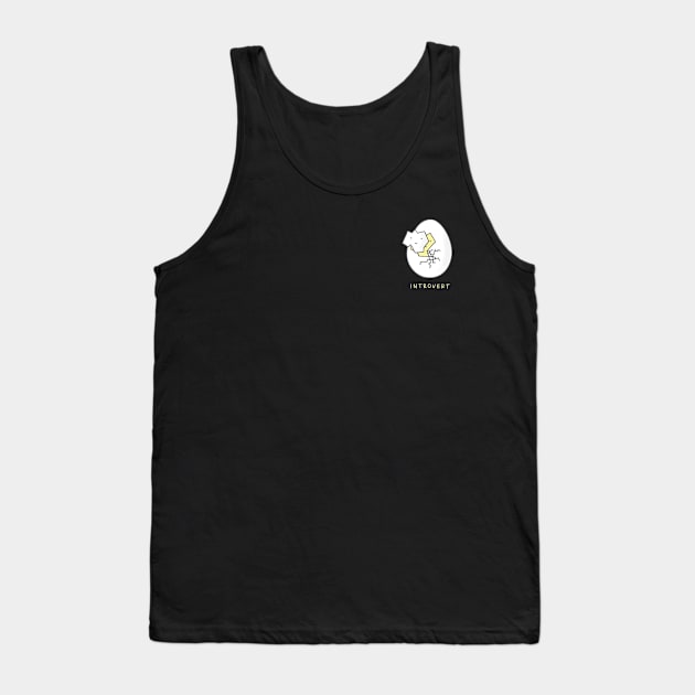 Introvert Egg Tank Top by itscathywu